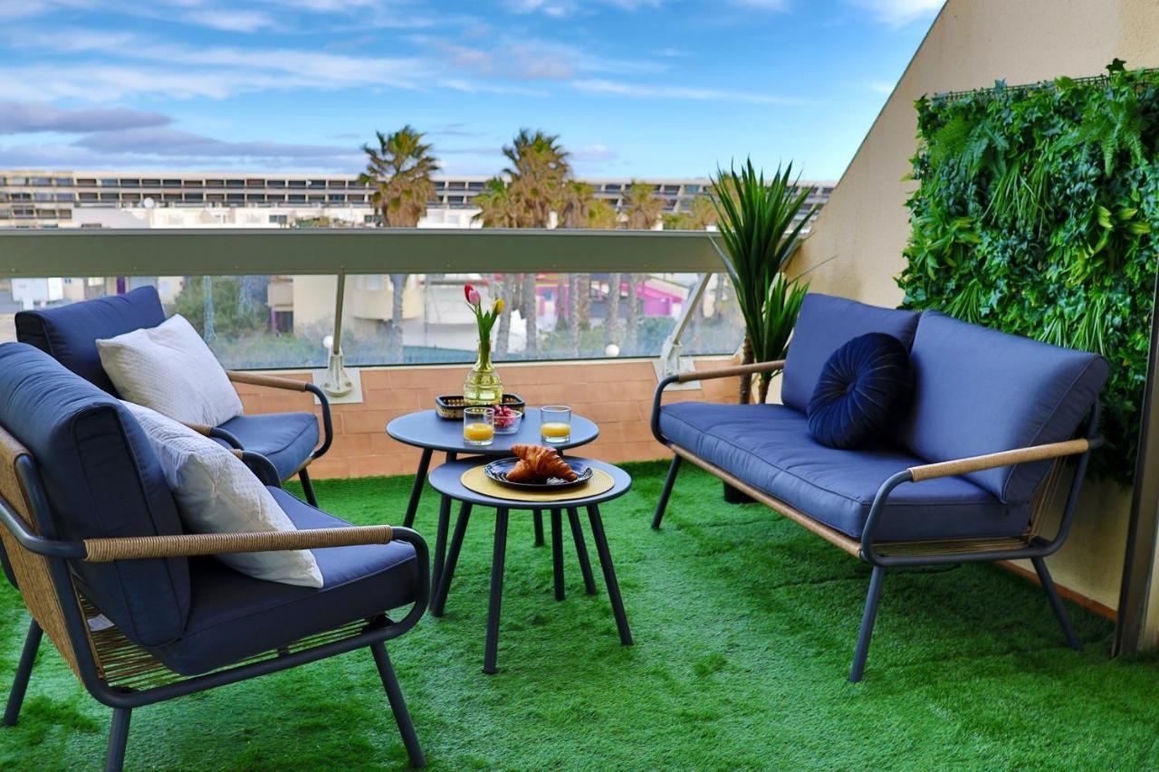 'Cap Confession' - Naturiste - Sea View - Beach - Parking -Air Conditionaire آجد المظهر الخارجي الصورة